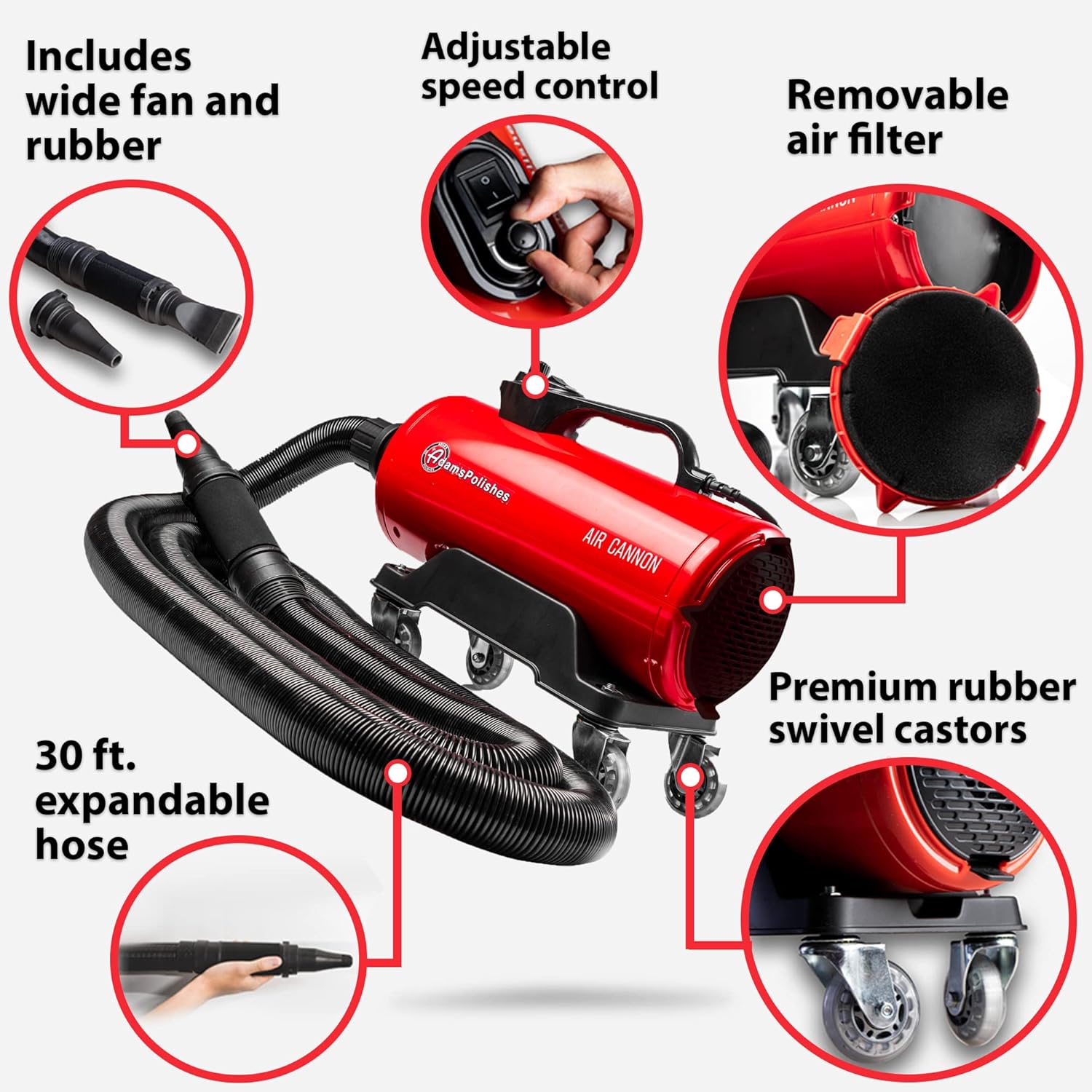 Adam's Polishes Air Cannon Car Dryer Blower